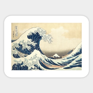 Great Wave Off Kanagawa Sticker